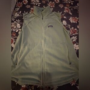 Patagonia Mint Green Fleece Vest
